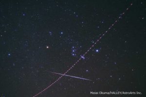 光害の少ない大島で流星を観察